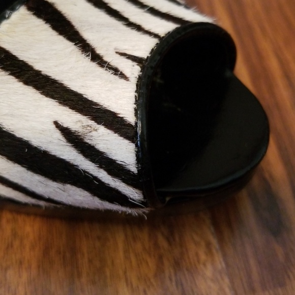 Aldo Zebra Print Peep Toe Heels - Picture 8 of 8